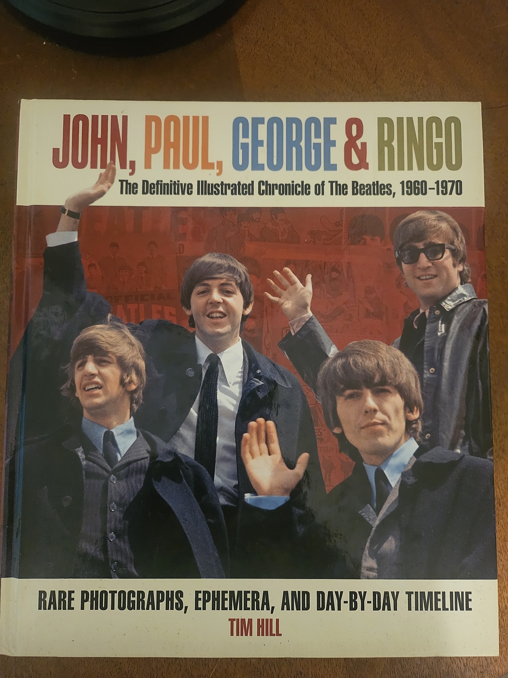 John, Paul, George & Ringo Beatles Illustrated Chronicle - Red & Blue Cover